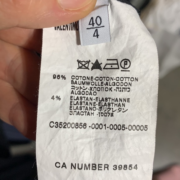 Valentino shirt black - Picture 6 of 6